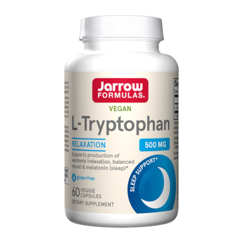Jarrow Formulas L-Tryptophan 500mg - Poprawa Snu i Nastroju