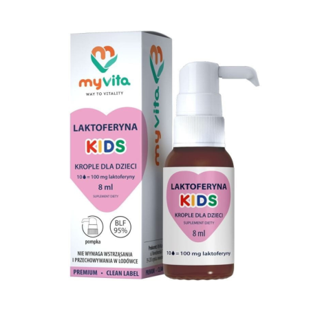 MyVita Laktoferyna Kids 8ml - Wsparcie odporności dla dzieci