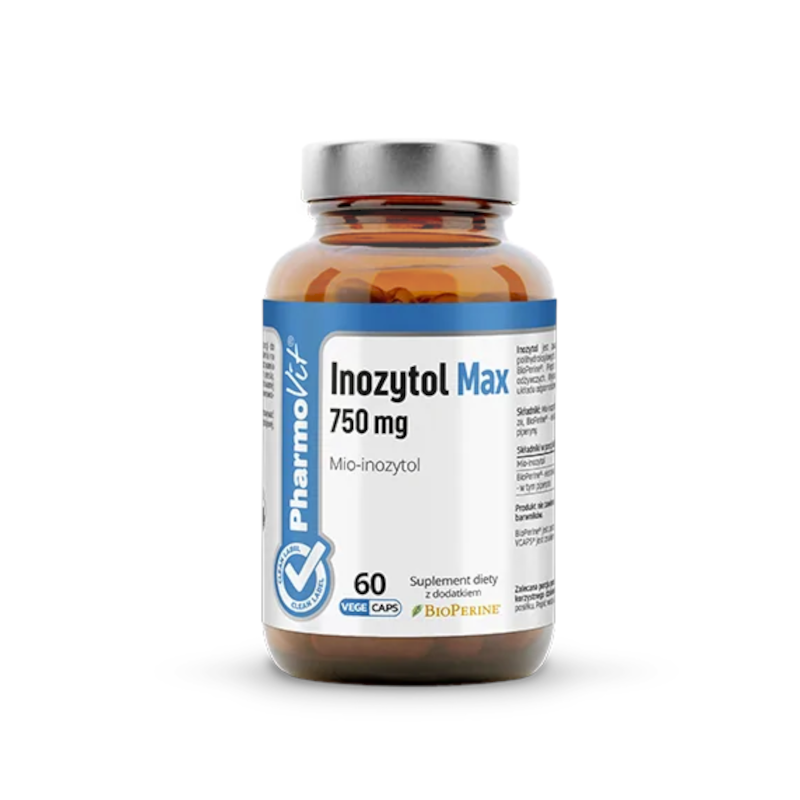 Pharmovit Inozytol Max 750mg - Pamięć, Koncentracja, Stres
