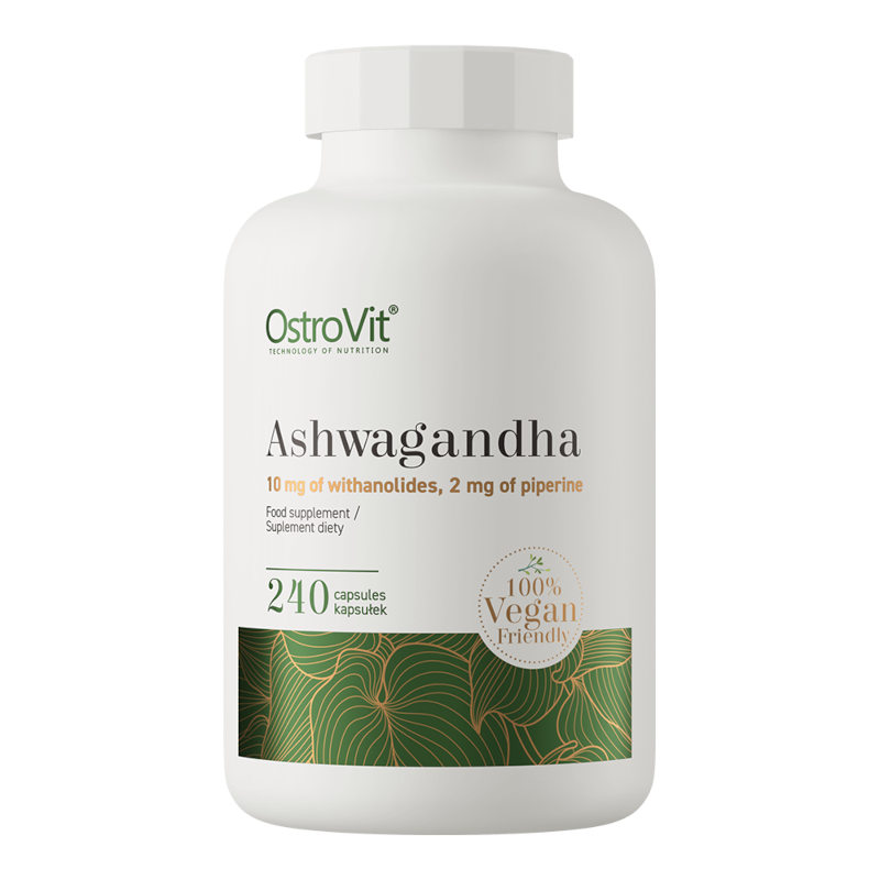 OstroVit Ashwagandha 240 kaps - Naturalny adaptogen na stres