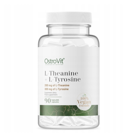 OstroVit L-Theanine + Tyrosine 90vkaps - Pamięć i Koncentracja