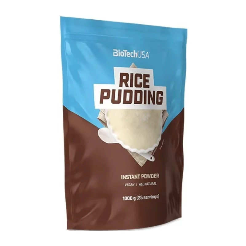BioTechUSA Rice Pudding 1000g - Zdrowy Pudding Ryżowy
