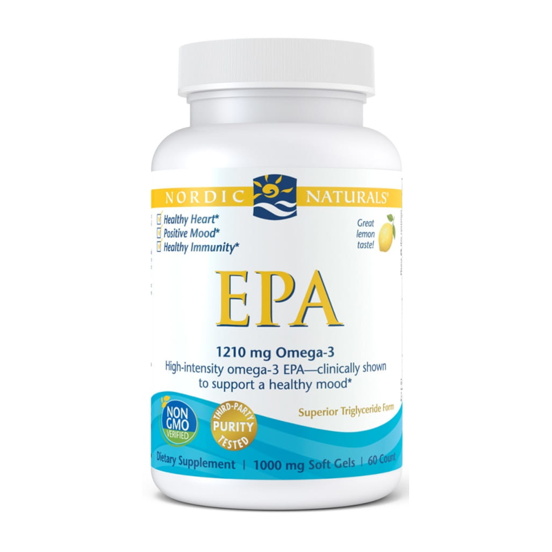 Nordic Naturals EPA 1210mg Cytrynowy - Kwasy Omega-3 dla Serca