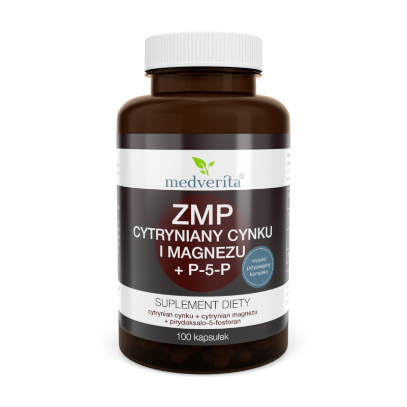 Medverita Dobry Sen Kompleks ZMP Cytryniany 100kaps - Cynk, Magnez, B6