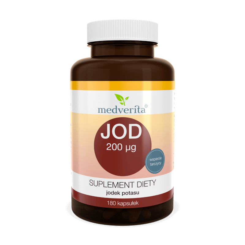 Medverita Jod 200ug 180 kaps - wsparcie tarczycy i energii