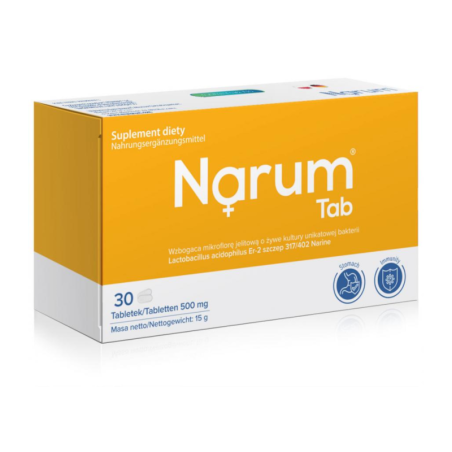 Narum Tabs 500mg - Probiotyk na Jelita i Odporność