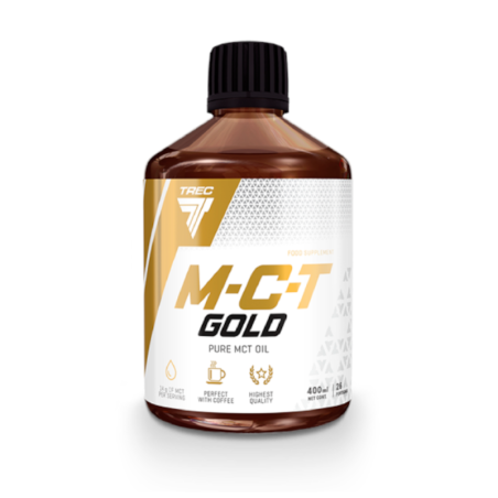 Trec Nutrition M-C-T Gold 400ml - Olej MCT dla energii i spalania tłuszczu