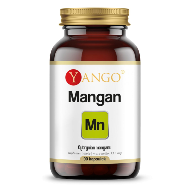 Yango Mangan 90 kaps. - wsparcie dla odporności i zdrowych kości