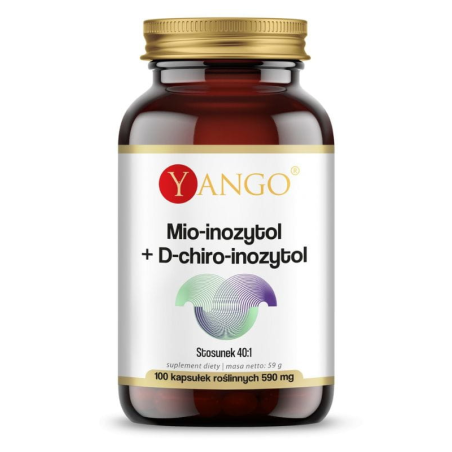 Yango Mio-inozytol + D-chiro-inozytol 100 kaps - Równowaga Hormonalna