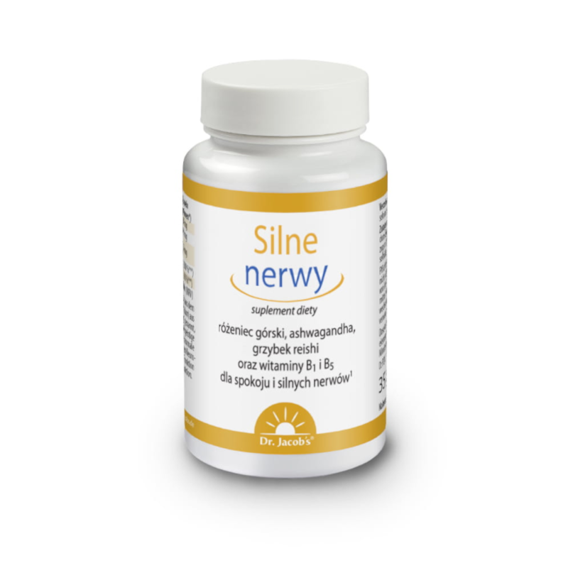 Dr. Jacob's Silne Nerwy 100 kaps - Adaptogeny na stres