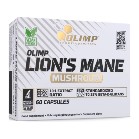 Olimp Nutrition Lion's Mane - Soplówka Jeżowata 60 kaps