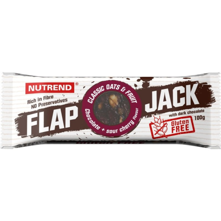 NUTREND FlapJack Gluten Free 100g - Baton Energetyczny Owsiany