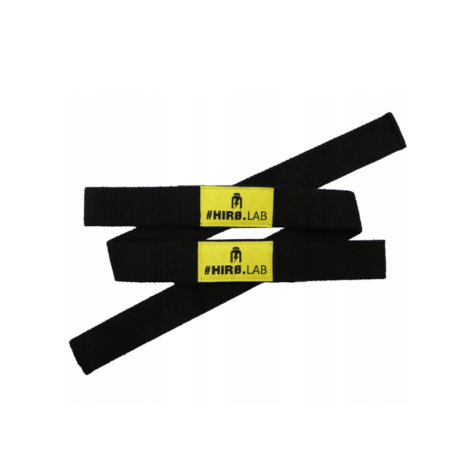 Hiro Lab Cotton Straps Black - Paski do martwego ciągu