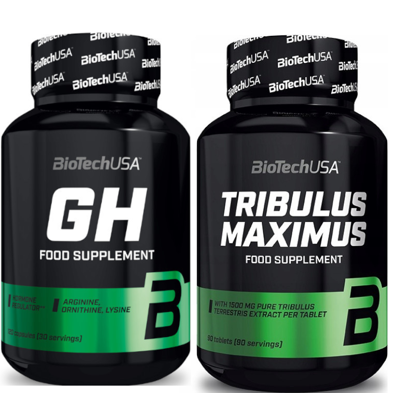 BioTechUSA Tribulus Maximus + GH - Zestaw dla mężczyzn