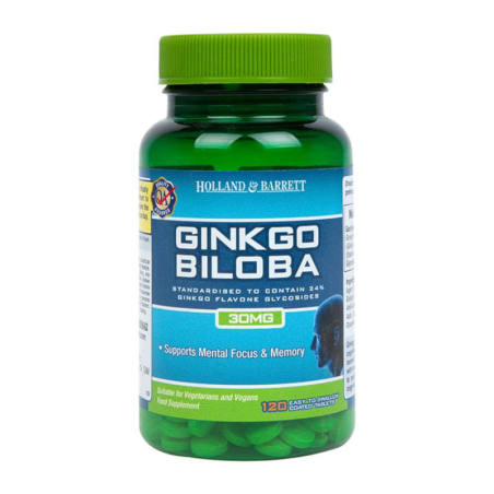 Holland & Barrett Ginkgo Biloba 30mg - Pamięć i Koncentracja