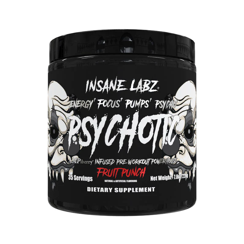 Insane Labz Psychotic Test Fruit Punch 275g - Booster Testosteronu