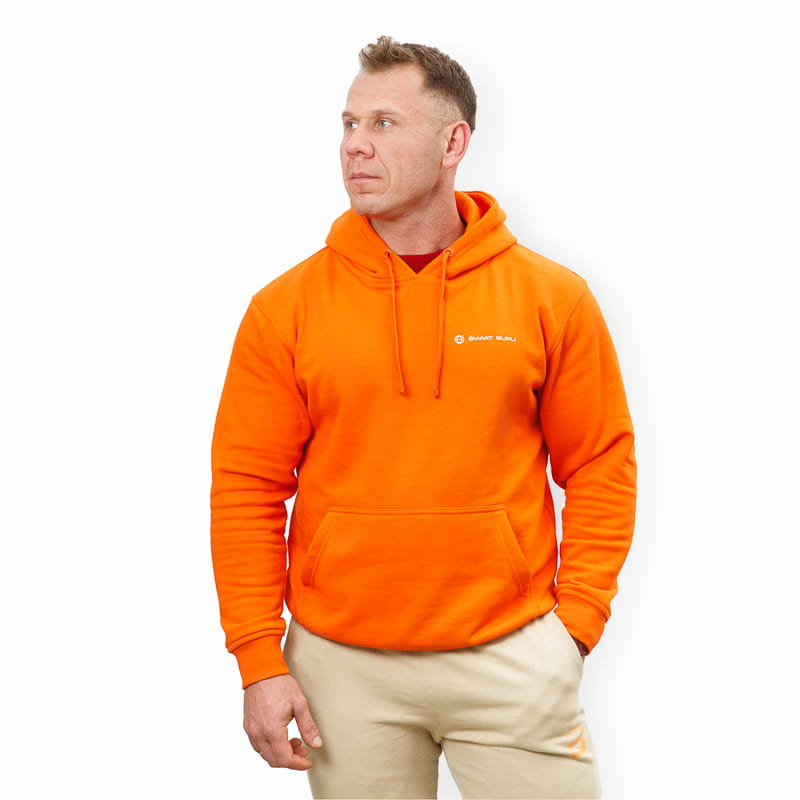 Męska Bluza Świat Supli Pomarańczowa - Styl i Komfort