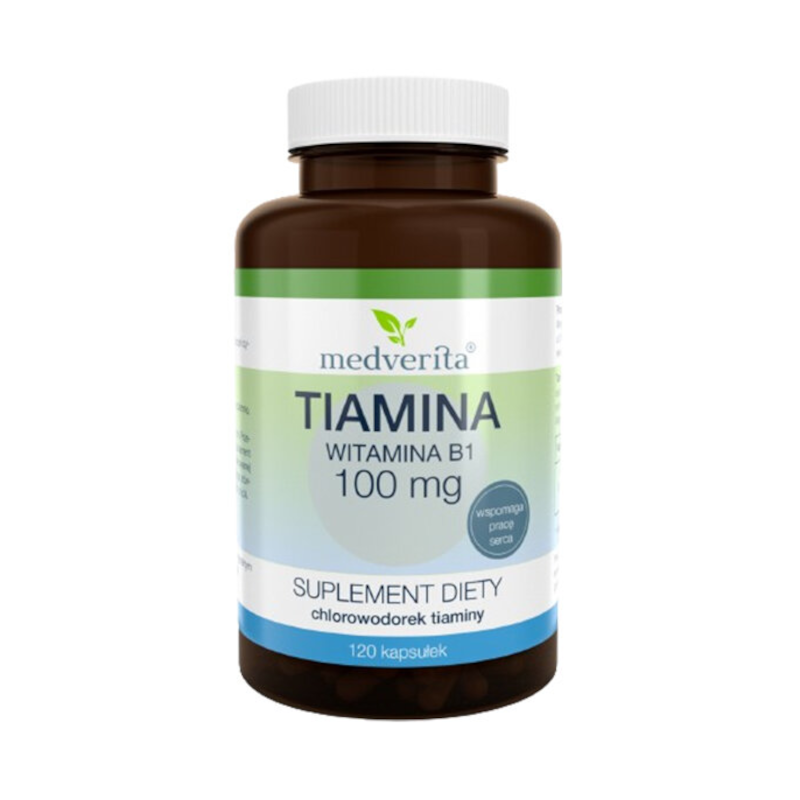 Medverita Tiamina B1 100mg - Energia i Witalność