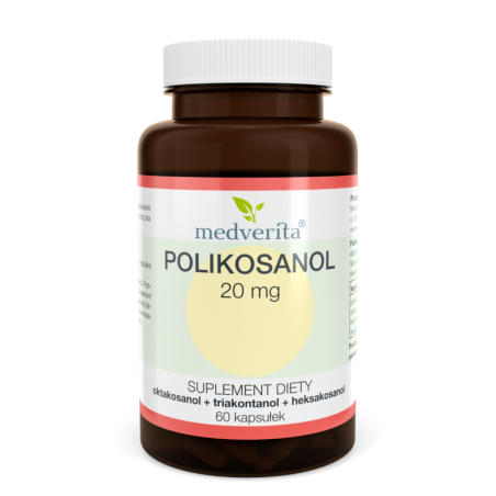 Medverita Polikosanol 20mg - Suplement na Cholesterol
