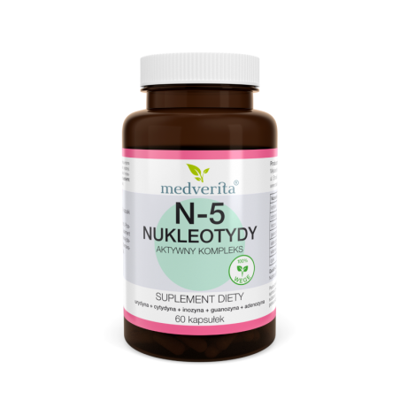 Medverita N-5 Nukleotydy - Wsparcie Mózgu i Odporności 60kaps