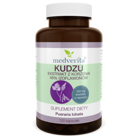 MEDVERITA Kudzu 300mg 120 kaps - Detoks i wsparcie zdrowia