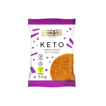 Frank&Oli Keto Soft Cookie Tahini 50g - Keto Ciastko Bez Cukru