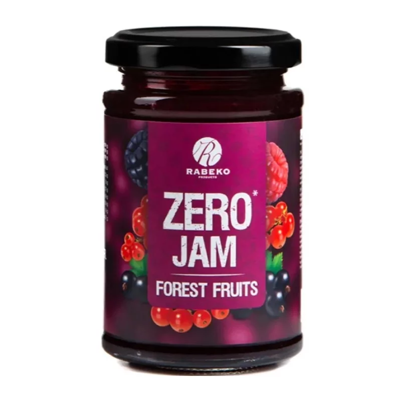 Rabeko Zero Jam Owoce Leśne 235g - Dżem Bez Cukru | biotechsklep.pl