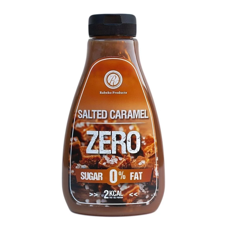 Rabeko Zero Sauce Słony Karmel 425ml - Bez Kalorii!