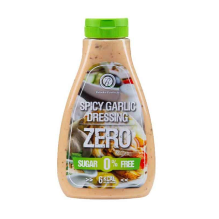 Rabeko Zero Sauce Spicy Garlic 425ml - Sos bez kalorii