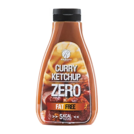 Rabeko Zero Sauce Curry Ketchup 425ml - Bez Kalorii, Pełen Smaku!