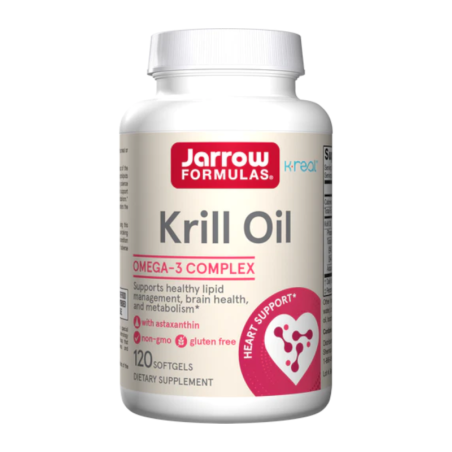 Jarrow Formulas Krill Oil 120 Softgels - Omega-3, Astaksantyna