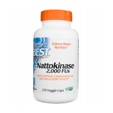 Doctor's Best Nattokinase 2000 FUs 270vcaps - Zdrowe Serce
