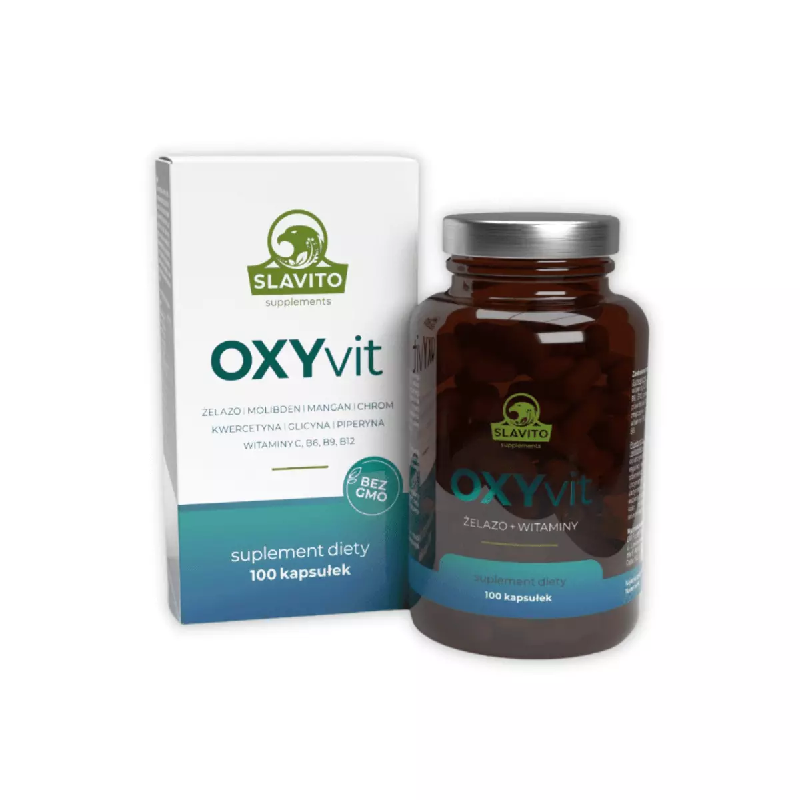 Slavito OXYvit 100 kaps - wsparcie odporności i energii