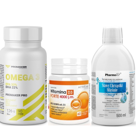 Pharmovit, Promaker, Activlab - Zestaw dla Seniora - Wsparcie Stawów, Serca i Odporności