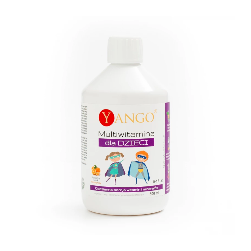 Yango Multiwitamina dla Dzieci w Płynie 500ml - Biotechsklep.pl
