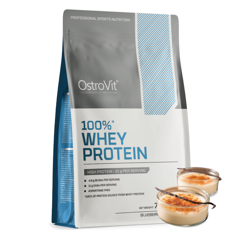 OstroVit 100% Whey Protein 700g - Koncentrat Białka Serwatkowego WPC