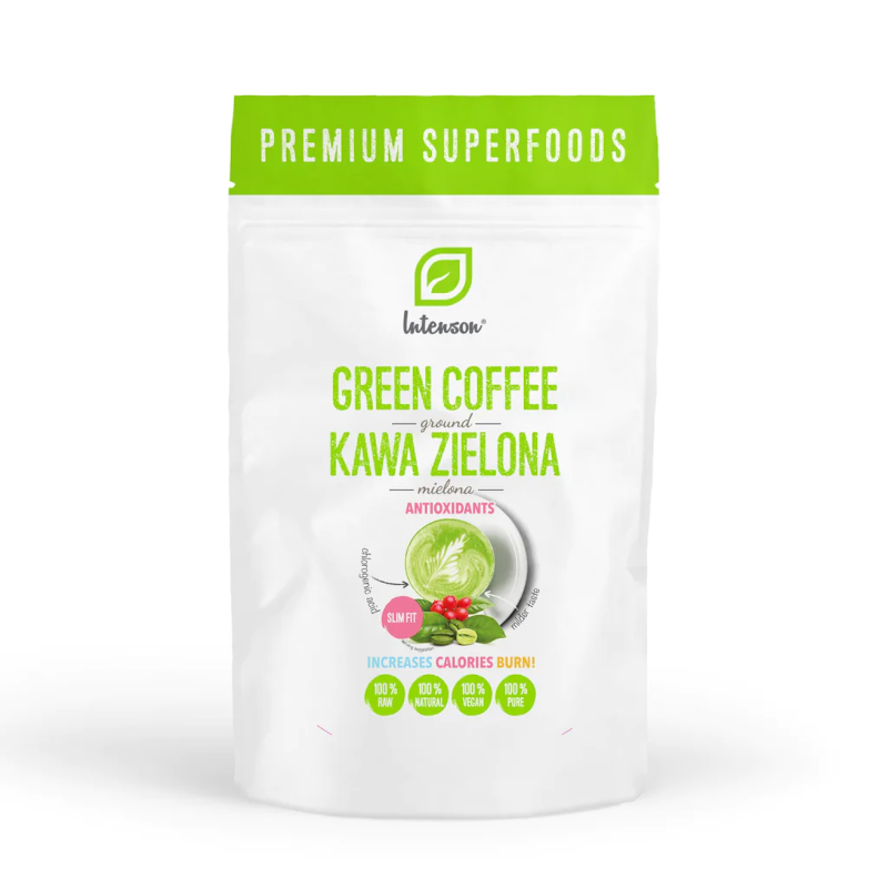 Intenson Kawa Zielona Mielona 250g - Energia i Zdrowie