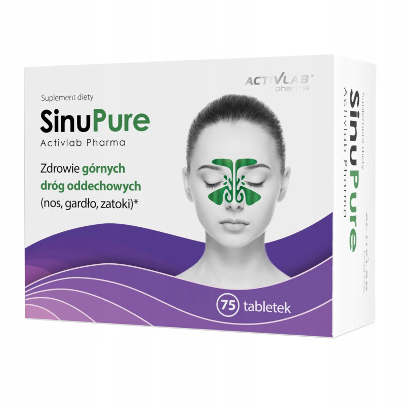Activlab SinuPure 75tab - na zatoki i odporność