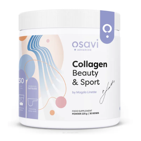 Osavi Collagen Beauty & Sport Advanced 225g - Skóra, Włosy, Paznokcie