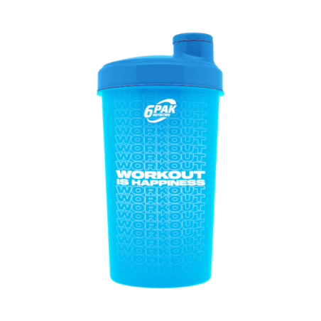 6PAK Shaker Neon Blue 700ml - Twój niezastąpiony shaker treningowy
