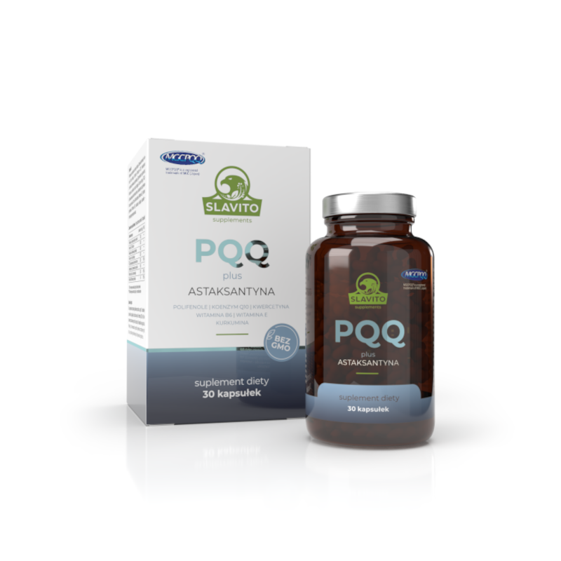 Slavito PQQ Astaksantyna - Wsparcie Mózgu i Odporności