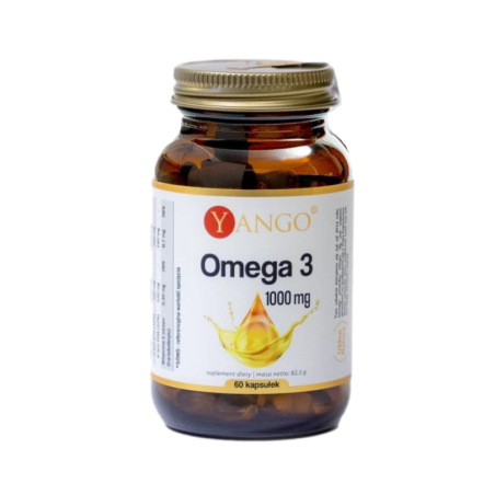 Yango Omega 3 1000mg 60kaps - Zdrowe Kwasy Tłuszczowe