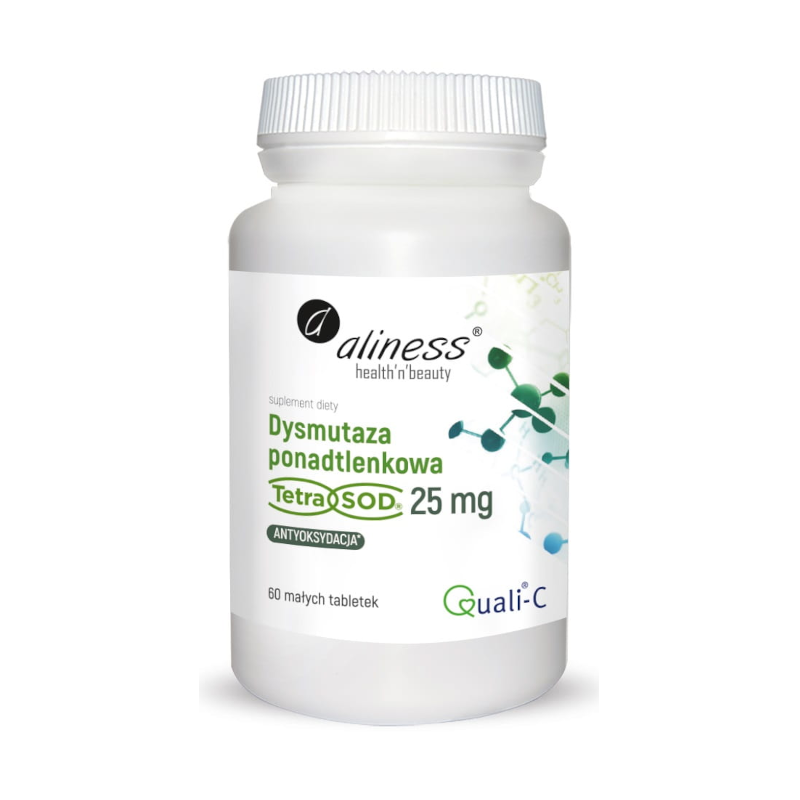 Aliness Dysmutaza Ponadtlenkowa 25mg - Antyoksydant i Wsparcie Odporności