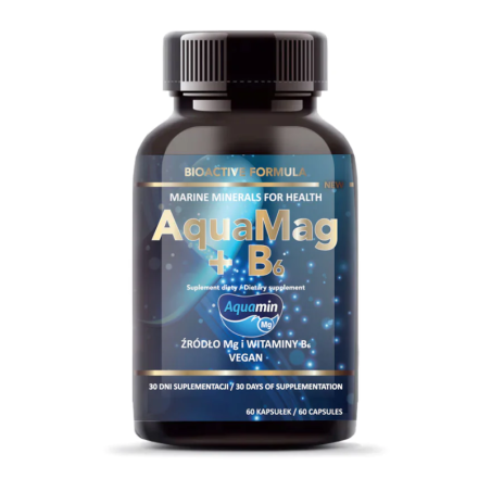 Intenson AquaMag+B6 - Magnez i Witamina B6 w Kapsułkach