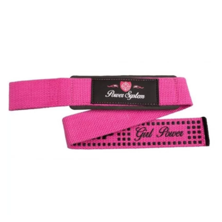 Power System G-Power Straps Pink - Paski Treningowe dla Kobiet