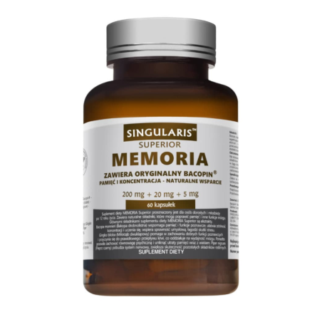 Singularis Memoria 60 kaps - Pamięć i Koncentracja