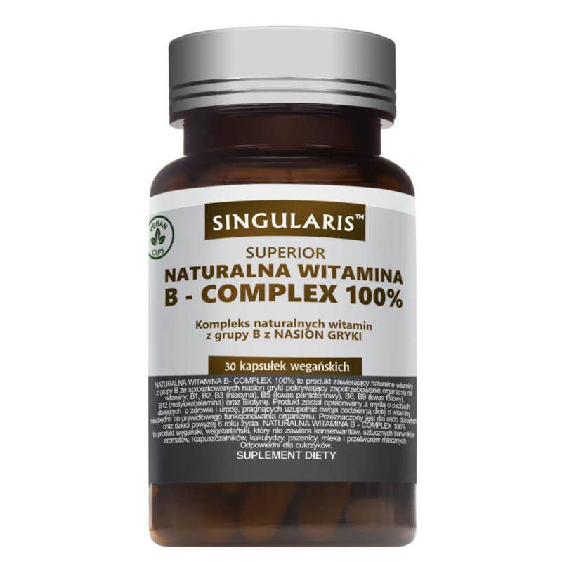 Singularis B-Complex 30 kaps - Energia, Koncentracja, Odporność
