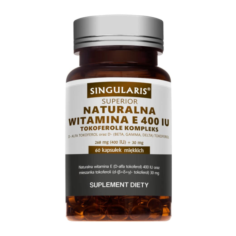 Singularis Witamina E 400IU - Naturalne tokoferole dla zdrowej skóry