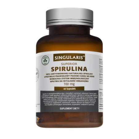 Singularis Spirulin 60 kaps. - Naturalne wsparcie dla energii i witalności