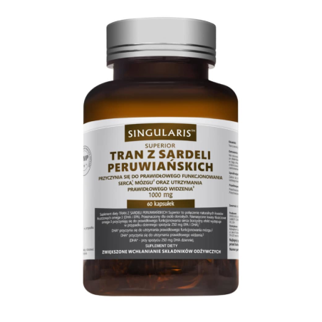 Singularis Omega 3 Tran z Sardeli 60 kaps - biotechsklep.pl